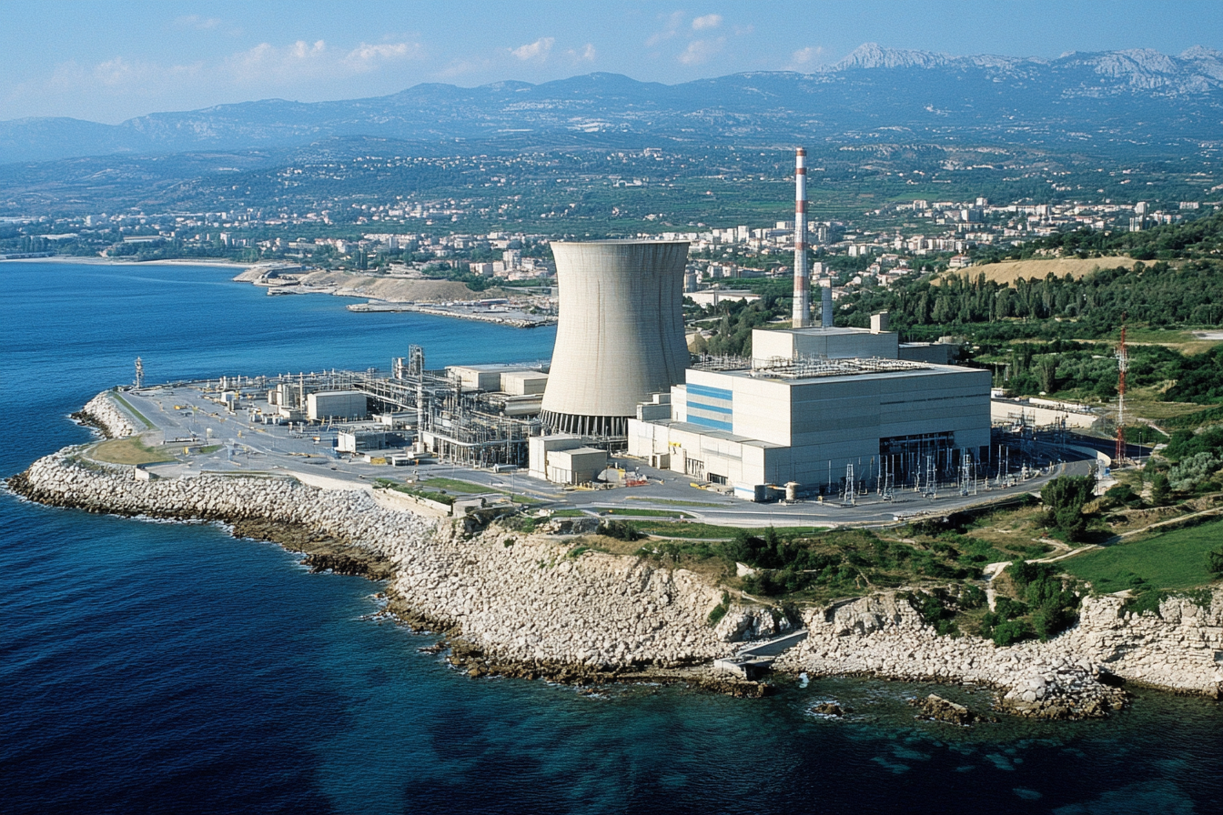 Photo of a nuclear plant